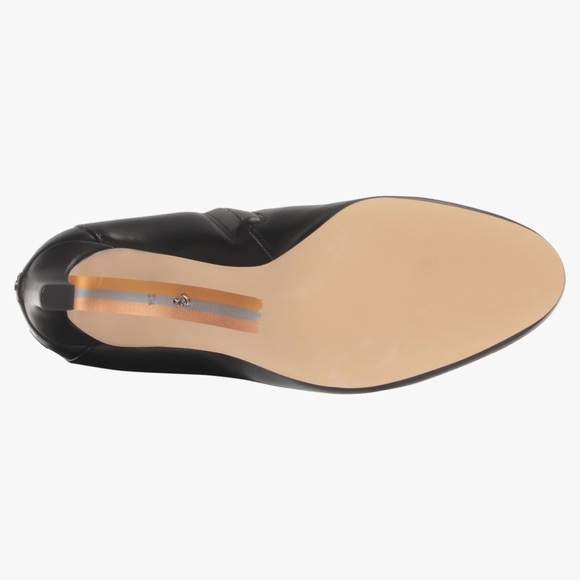 New Sam Edelman Women’s Shauna Knee High Boots in Black Leather Color Size 5 - Picture 4 of 9